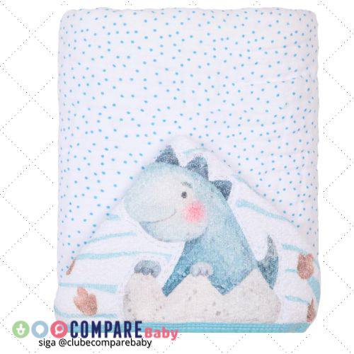 😍 Toalha De Banho Soft Papi Amiguinhos C/Capuz Est 90Cm X 80Cm 01 Unidade