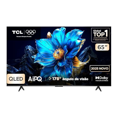 🛍️ Smart TV TCL 65 Polegadas QLED 4K P7K WiFi Bluetooth Google TV HDR10+ Dolby Atmos Dolb