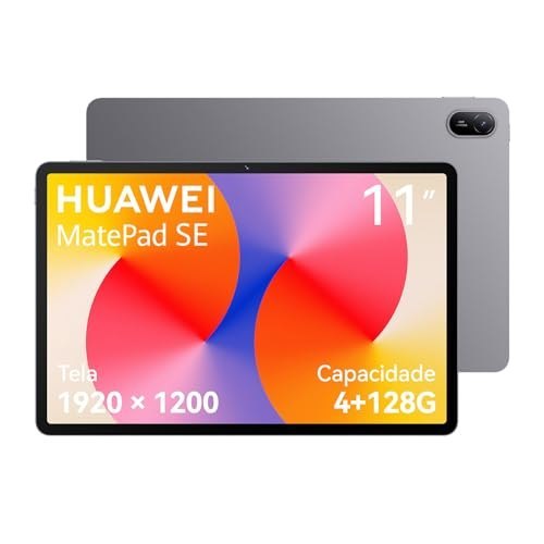 🛍 Tablet, HUAWEI MatePad SE 11, 4+128GB, Tela HUAWEI FullView de 11" para Conforto Visual