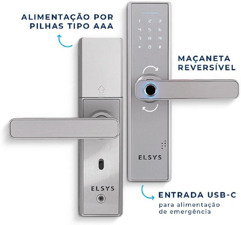 🔐 BIOMETRIA PRA PARAR DE CAÇAR CHAVE NA BOLSA