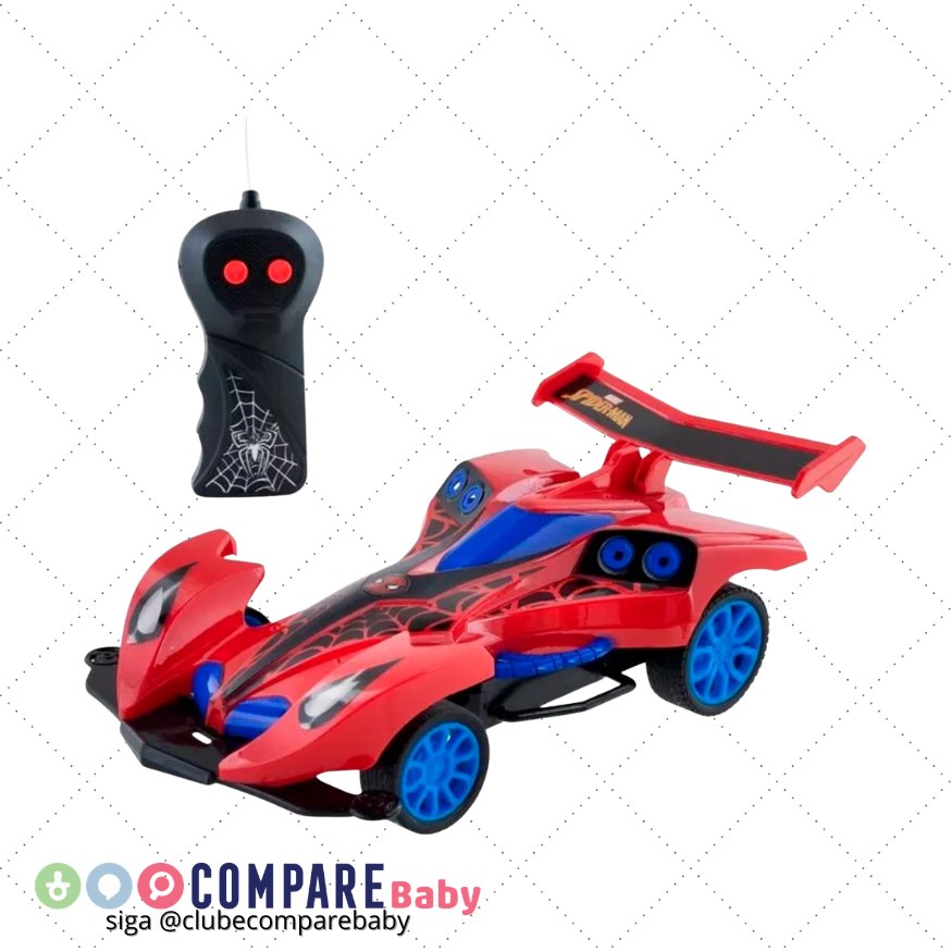 😍 Candide, Carrinho de Controle Remoto, Homem - Aranha, Spider Machine