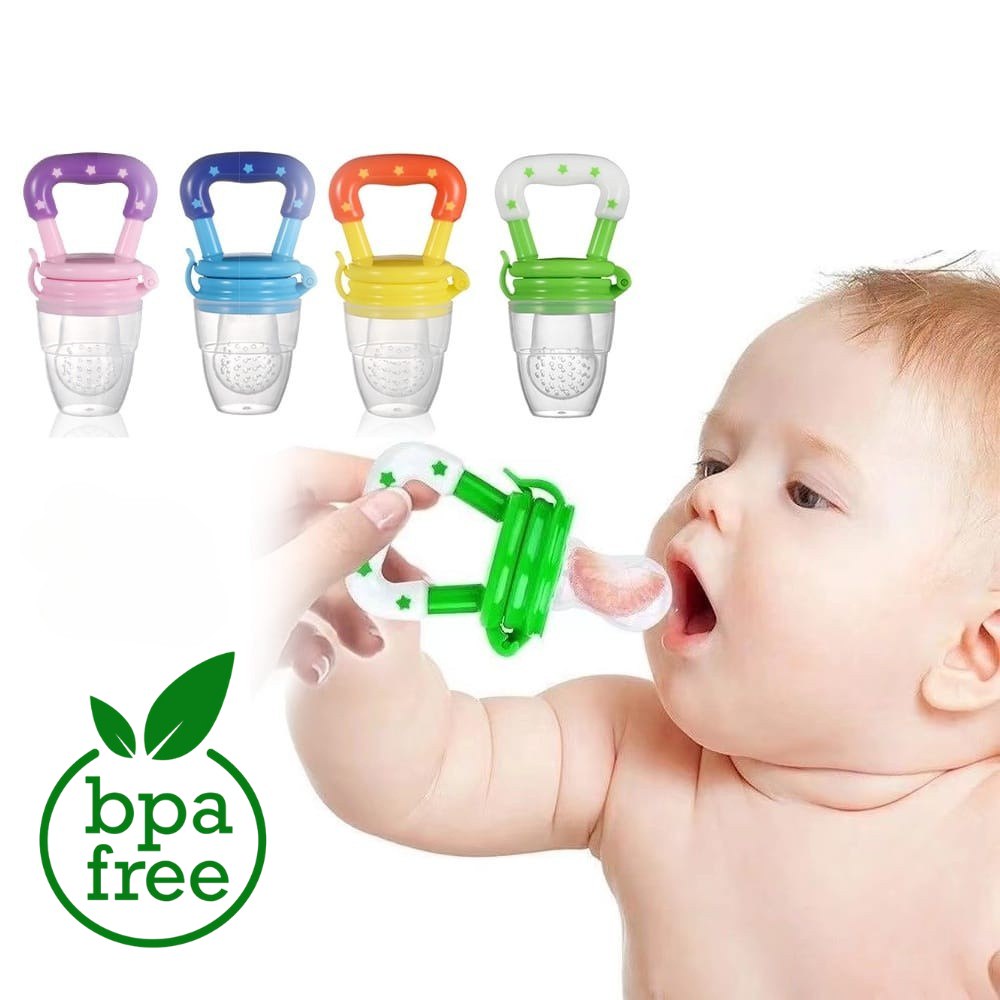🛍️ Chupeta Alimentadora de Bebês Porta Frutas e Alimentos | Essencial na Introdução Alime