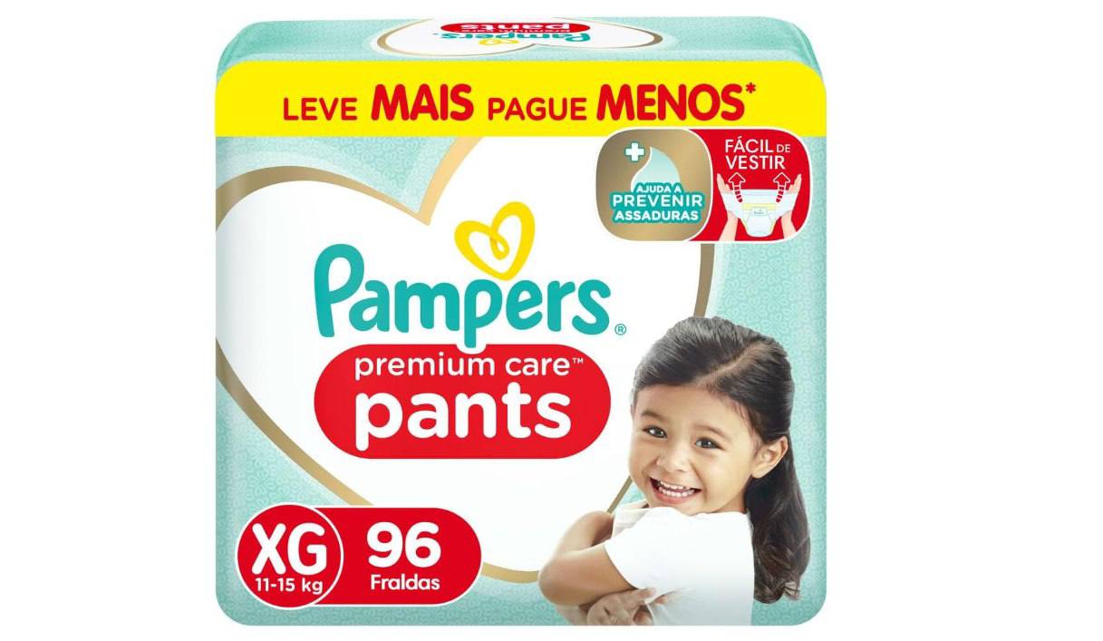 🫧  Pampers Fralda Pants Premium Care Xg 96 Unidades