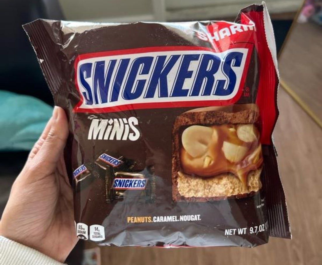 Chocolate Snickers Original Minis 15 Unidades
