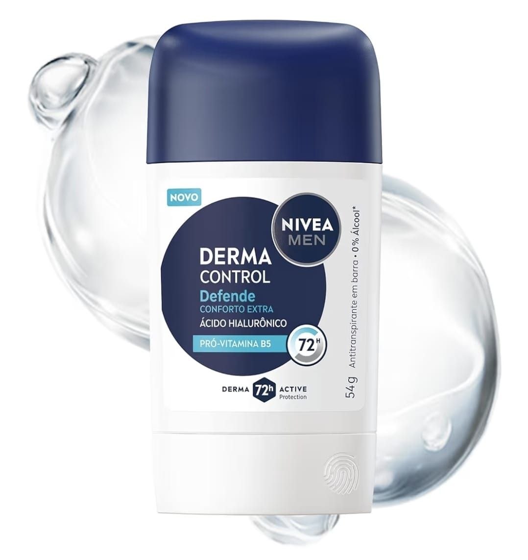 NIVEA MEN Desodorante Stick Derma Control Defende 54g