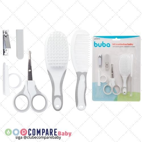 😍 Buba Kit Cuidados Baby Cinza Tamanho Único
