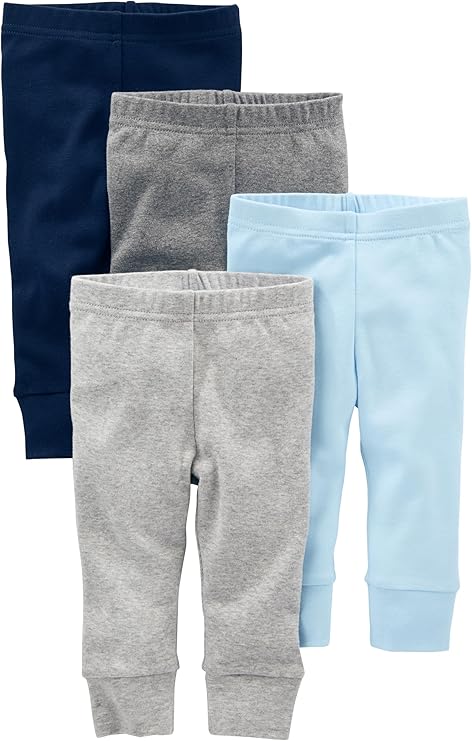 🫧 Calças Pacote com 4 calças neutras Simple Joys by Carter'sUnisex Bebê, tam 0-3m