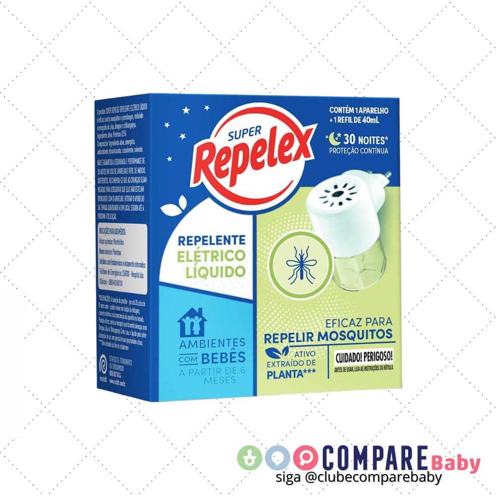 😍 Repelex Repelente elétrico líquido 30 noites Aparelho + Refil