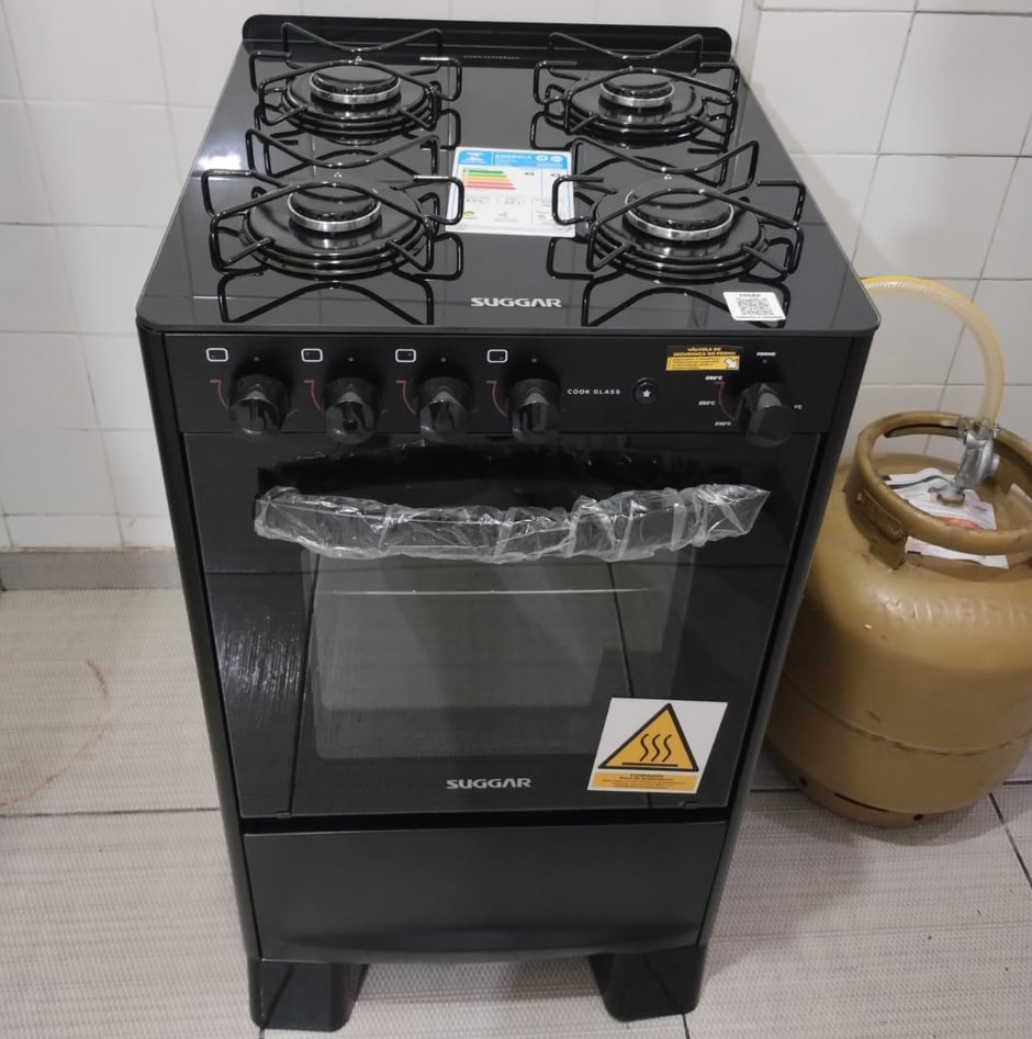 BROTHER ESSE 🥘 FOGÃO SUGGAR COOK GLASS PRA NAO FICAR NA MAO