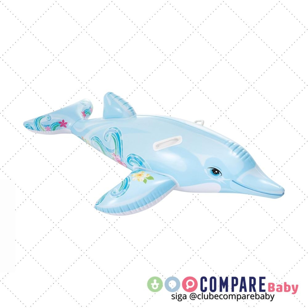 😍 Intex, Bóia Golfinho inflável infantil praia e piscina