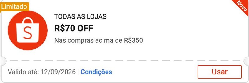 🚨SAIU CUPOM SHOPEE🚨