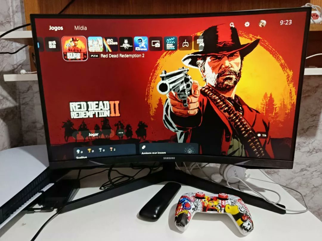 MANO, ESSE MONITOR VAI FAZER SEU JOGO PARECER CINEMA! 🎮