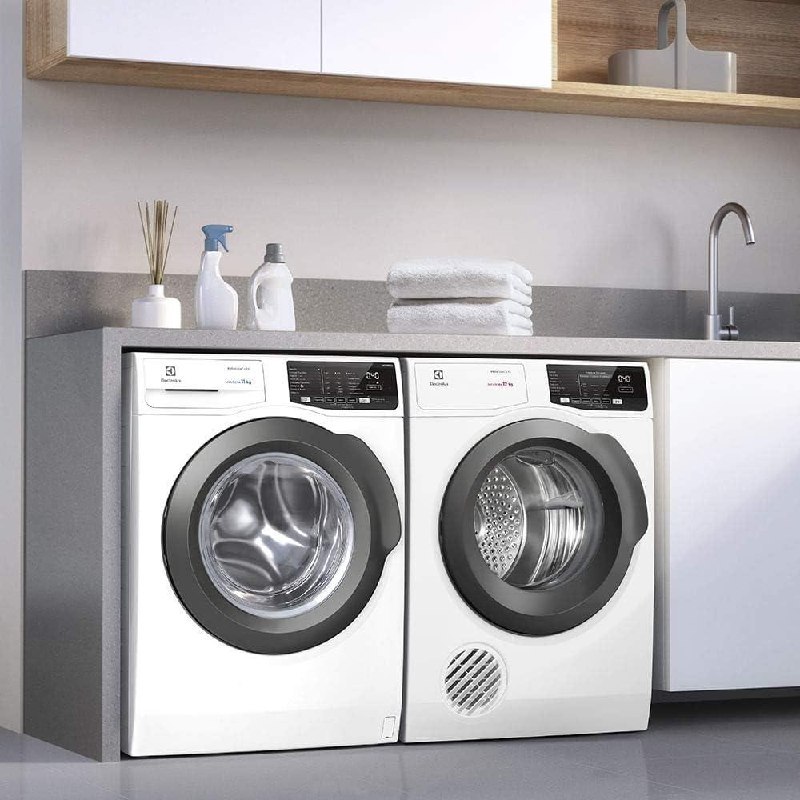 🛍️ Secadora de Roupas Electrolux 12Kg Branca Premium Care com Autosense (SFP12) 220V