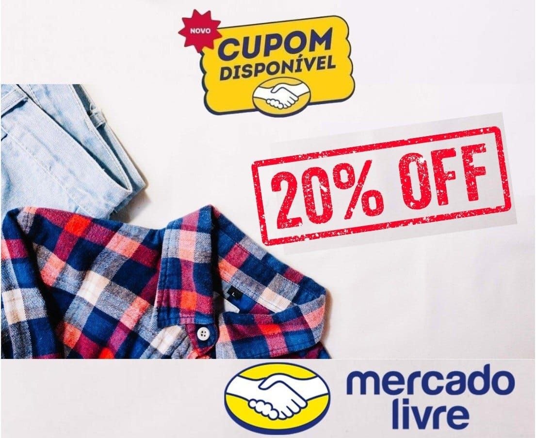 Novo Cupom em Moda no Mercado Livre ❗️
