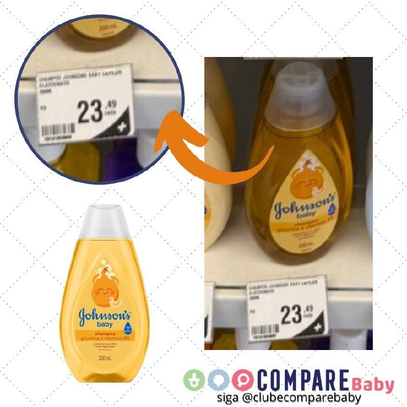 😍 Shampoo Para Bebê Johnson's Baby Regular, 200ml