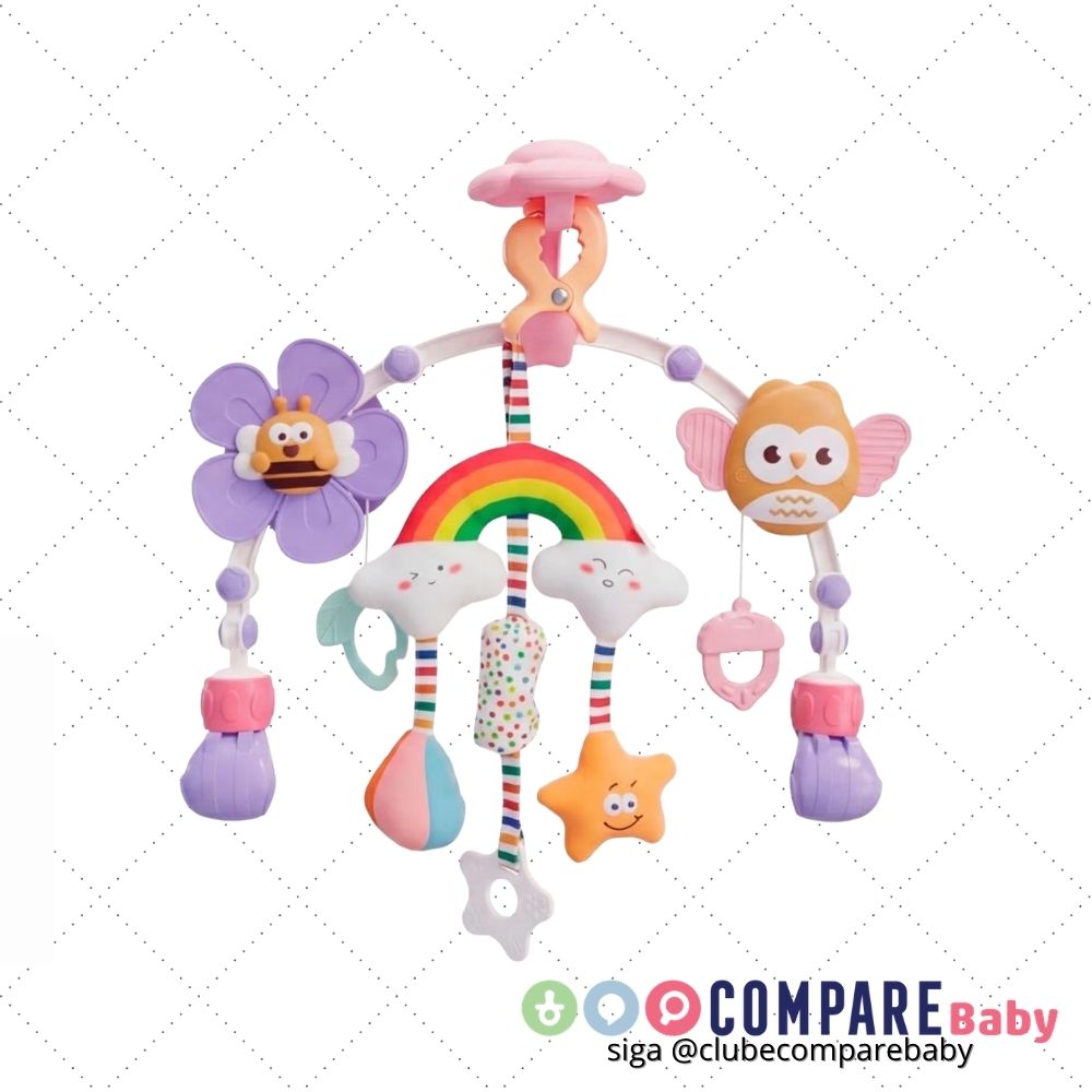 😍 Arco Móbile Atividade 2 em 1 Para Berço Carrinho e Cadeirinha Crib Toy Maxi Baby (Sunda