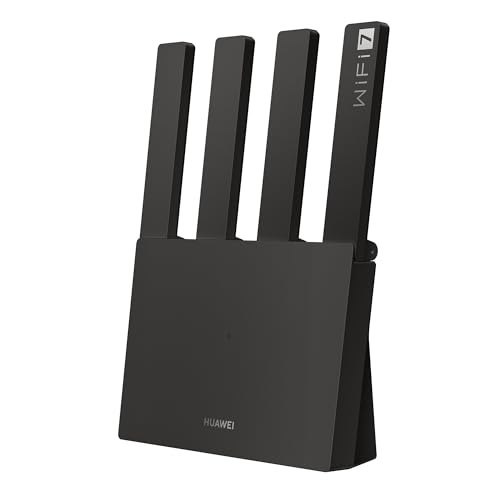 🛍️ Roteador, HUAWEI WiFi BE3, Wifi 7, 3.6 Gpbs Dual-Band Wi-Fi 7, Visualização de Diagnós