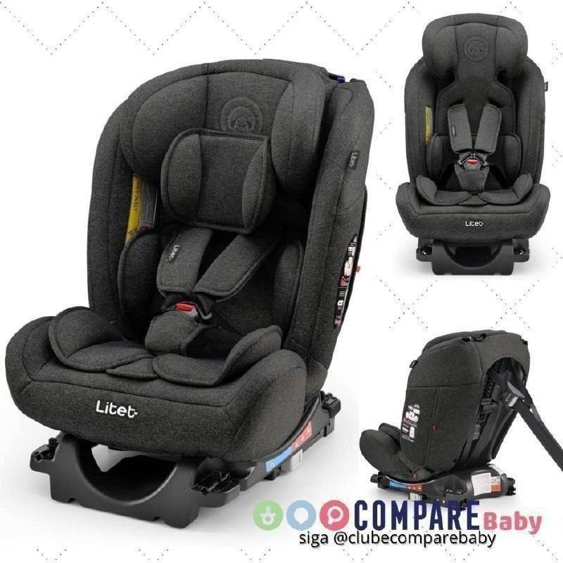 😍 Cadeira para Auto 0-36 Kg Isofix Litet All Stages Fix 2.0 Preta - BB450 (Antiga All Sta