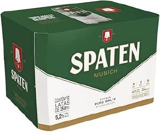 - Pack Cerveja Spaten, Puro Malte, 350ml, Lata - 12 Unidades