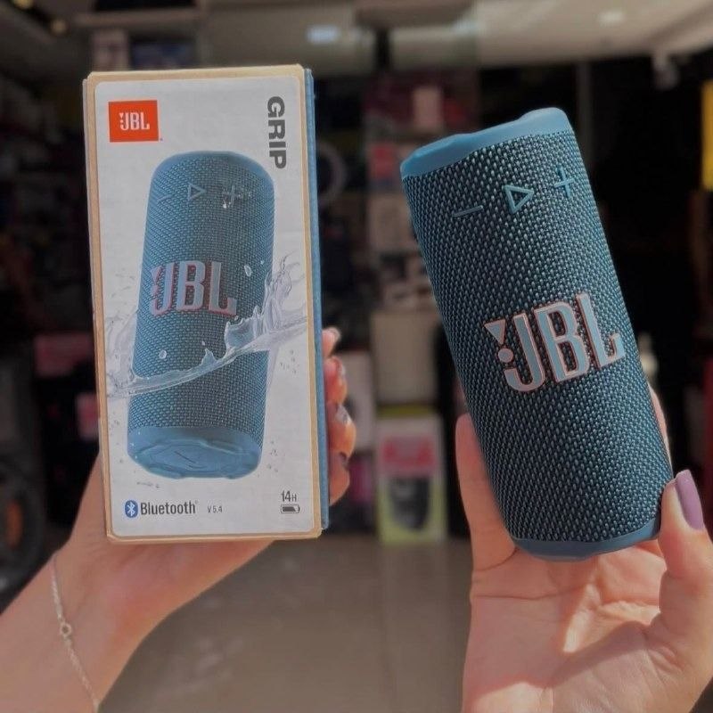 Caixa de Som JBL Grip Azul
