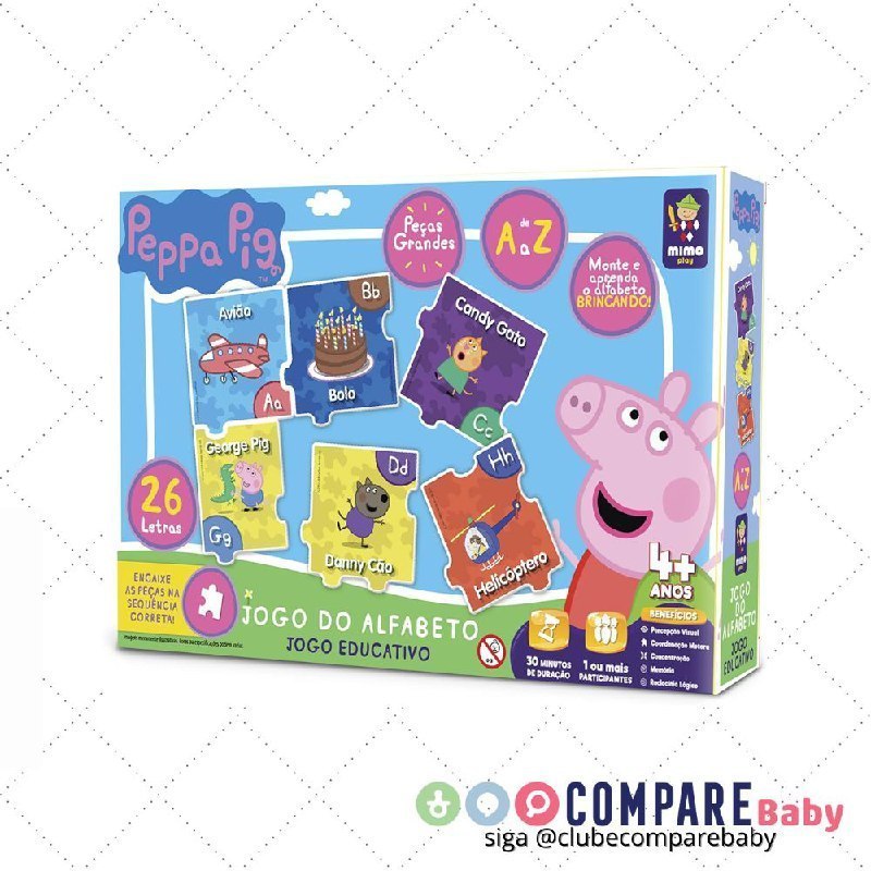 😍 JOGO EDUCATIVO - JOGO DO ALFABETO PEPPA
