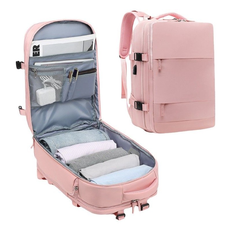 - Mochila Viagem Feminina Masculinas Multifuncional Reforçada Resistente À água Notebook I