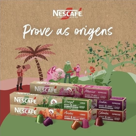 🛍️ Café em Cápsula Compatível com Nespresso Nescafé Farmers Origins Brazil 10 Cápsulas