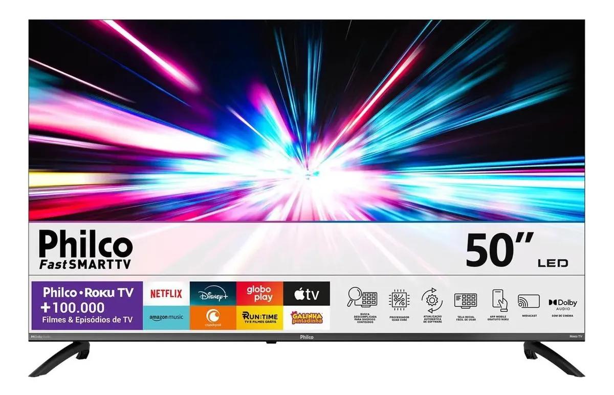 TELA 50” COM ROKU E 4K