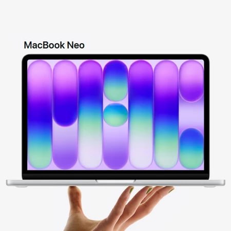 💻MacBook Neo Apple 13" Chip A18 Pro CPU de 6 núcleos GPU de 5 núcleos 8GB RAM 256GB Nota