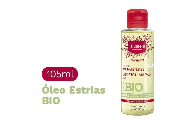 🫧 Mustela Maternité Óleo Estrias 105 Ml - Previne Estrias Com Ação Hidratante Aumenta A E