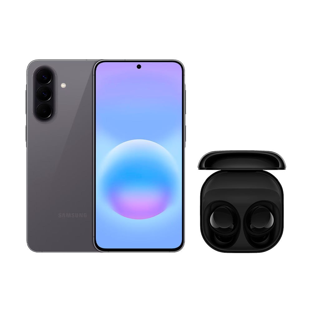 🛍️ Galaxy A57 5G (256GB) - Cinza + Galaxy Buds Core - Preto