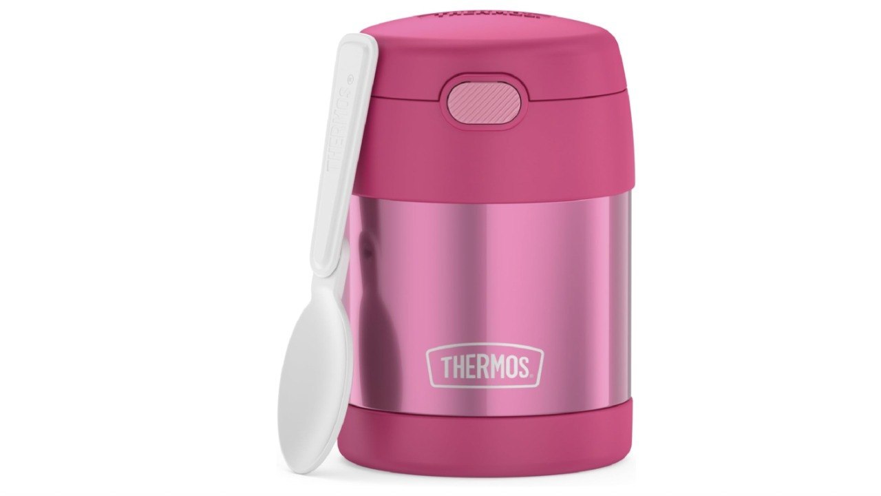 🫧 THERMOS Recipiente para comida FUNTAINER, para crianças, 295 ml, rosa