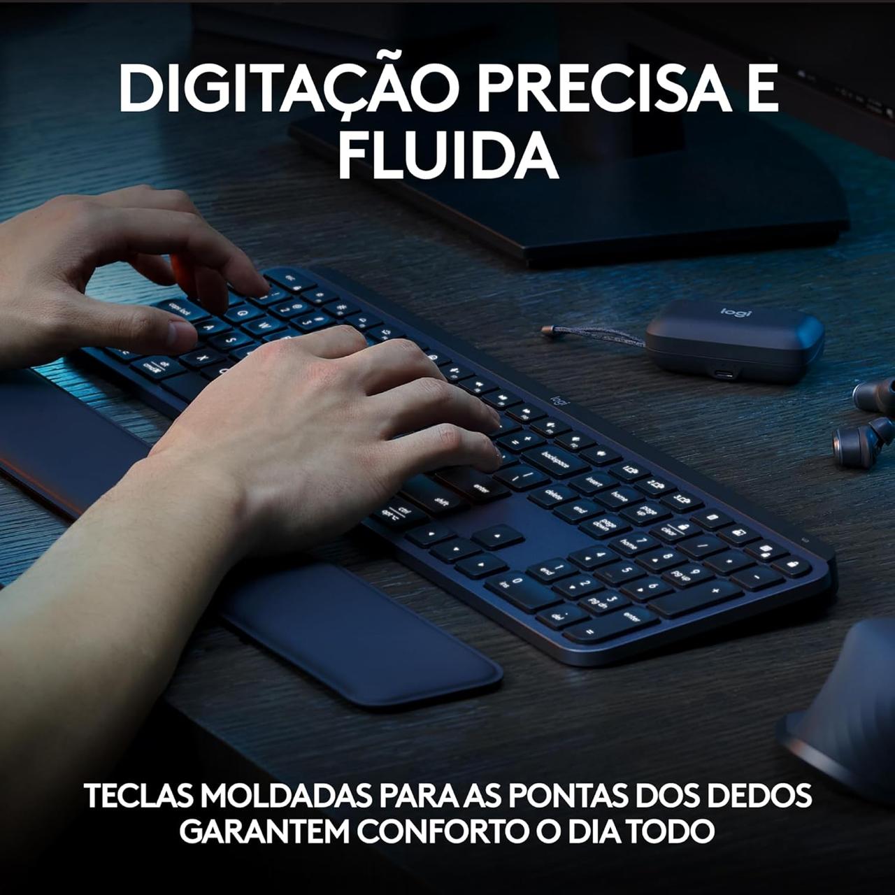 ⌨️ Teclado Logitech MX Keys S Sem Fio