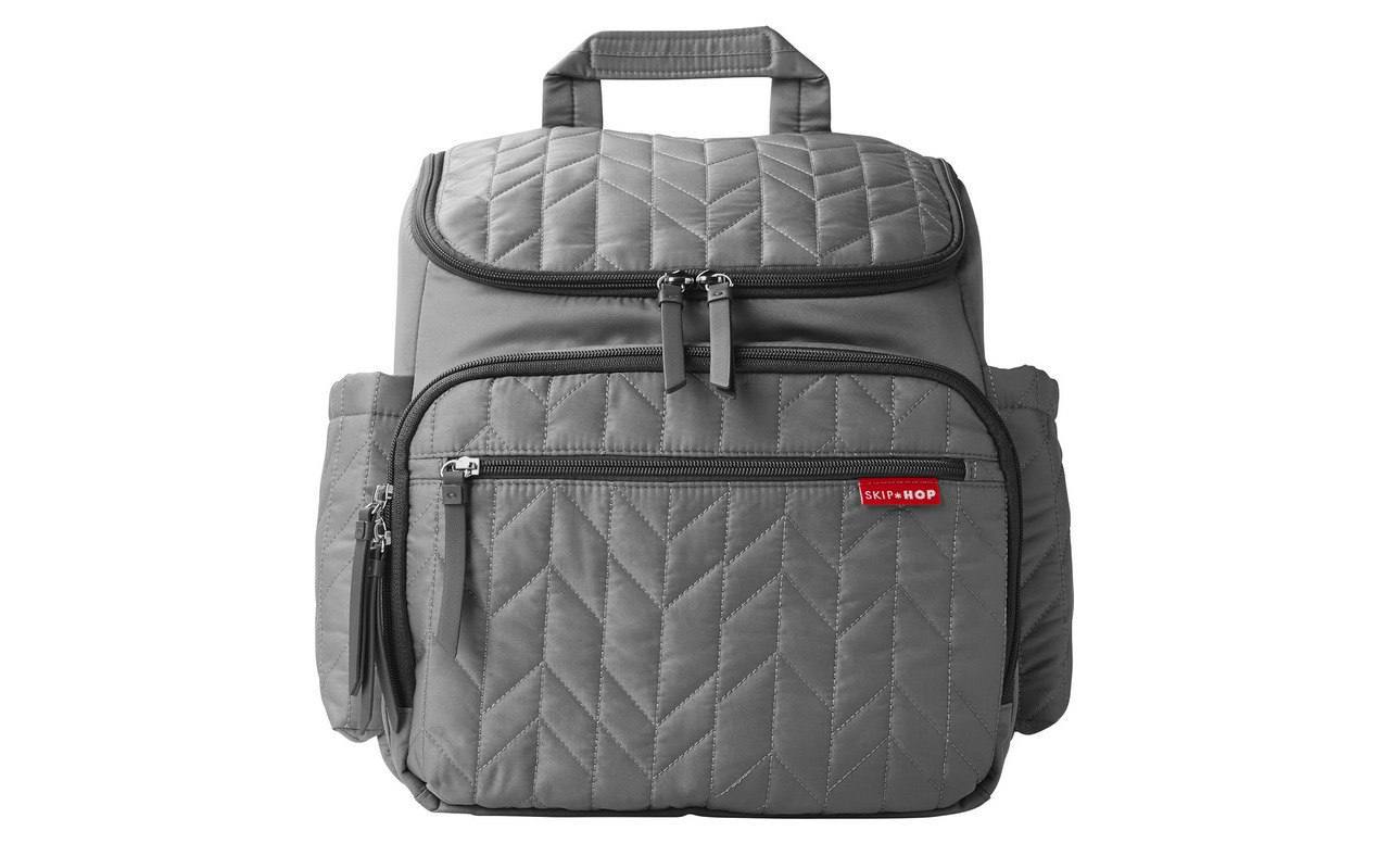 🫧 Mochila Maternidade Forma Cinza, Skip Hop, Cinza