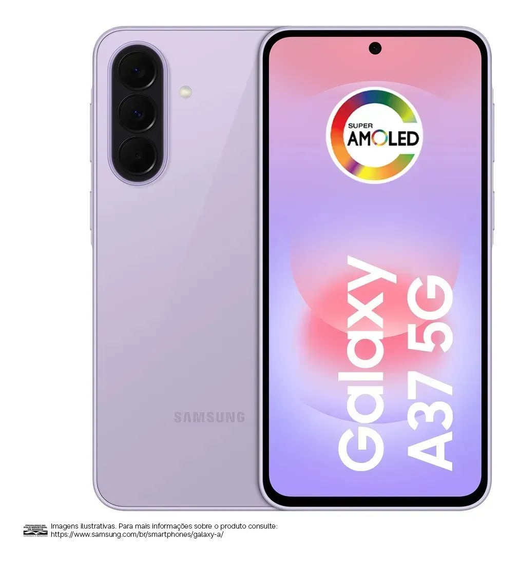 📱Celular Samsung Galaxy A37 5G 256GB, 8GB RAM, Câmera 50MP