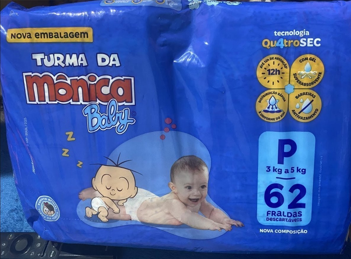 FRALDA TURMA DA MÔNICA: HERÓI CONTRA VAZAMENTOS! 🦸‍♂️