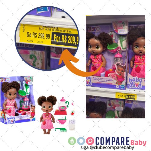 😍 BONECA BABY ALIVE FESTINHA DO CHA BERRY