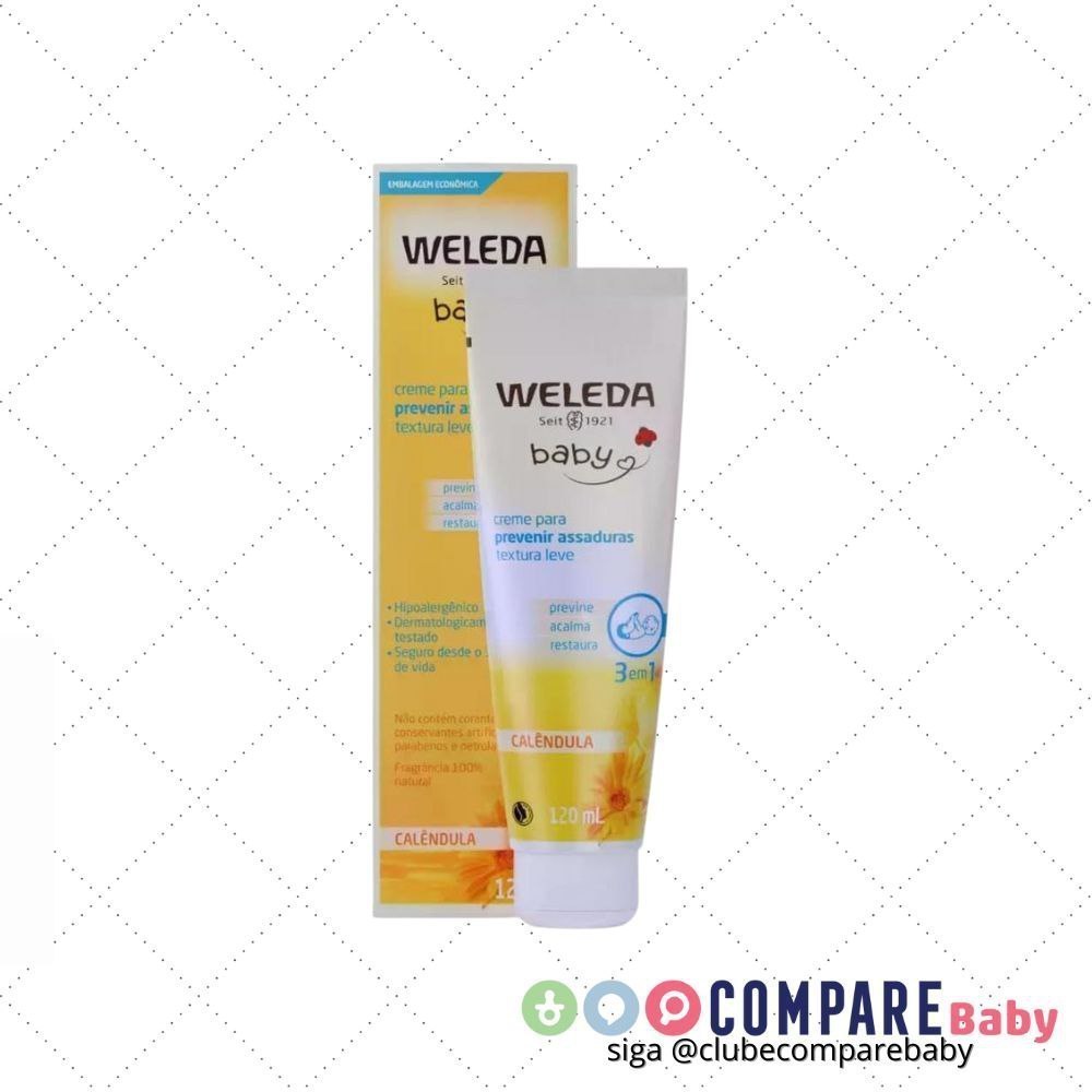 😍 Weleda Babycreme de Calêndula | Proteção Natural Contra Assaduras | Fórmula Suave com C