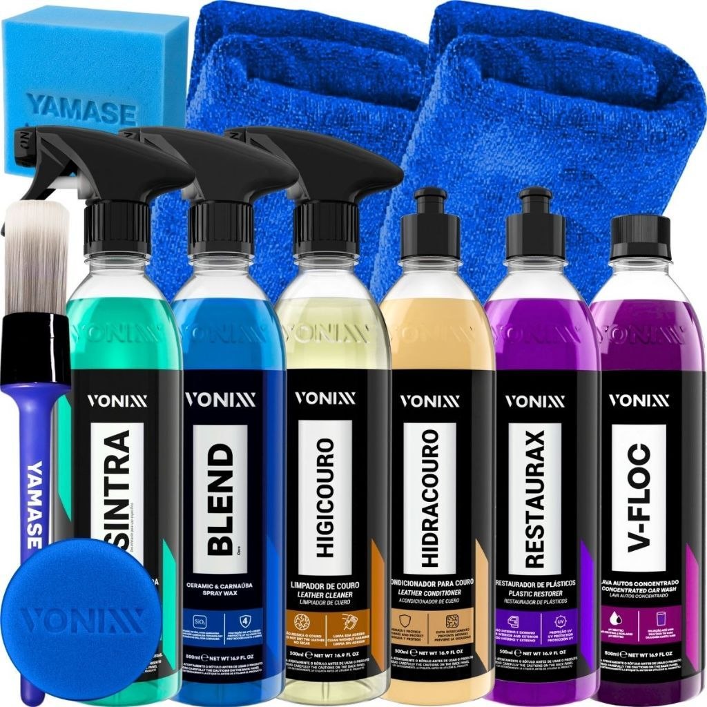 - Kit Lavagem Automotiva Completa Profissional Produtos Vonixx