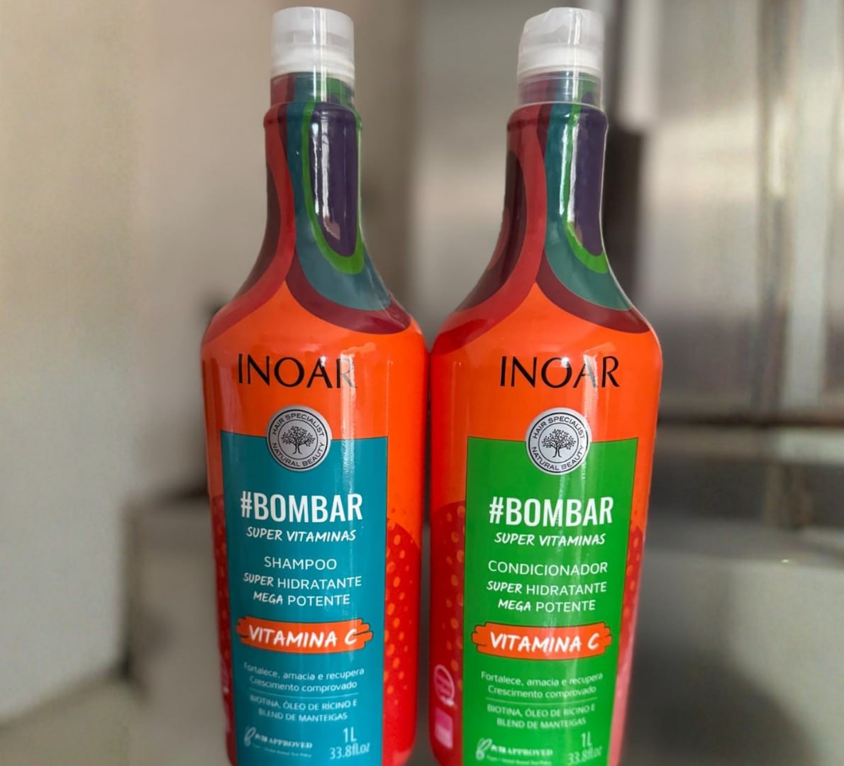 🧴 KIT #BOMBAR SUPER VITAMINAS - INOAR PRA NAO DAR BANDEIRA