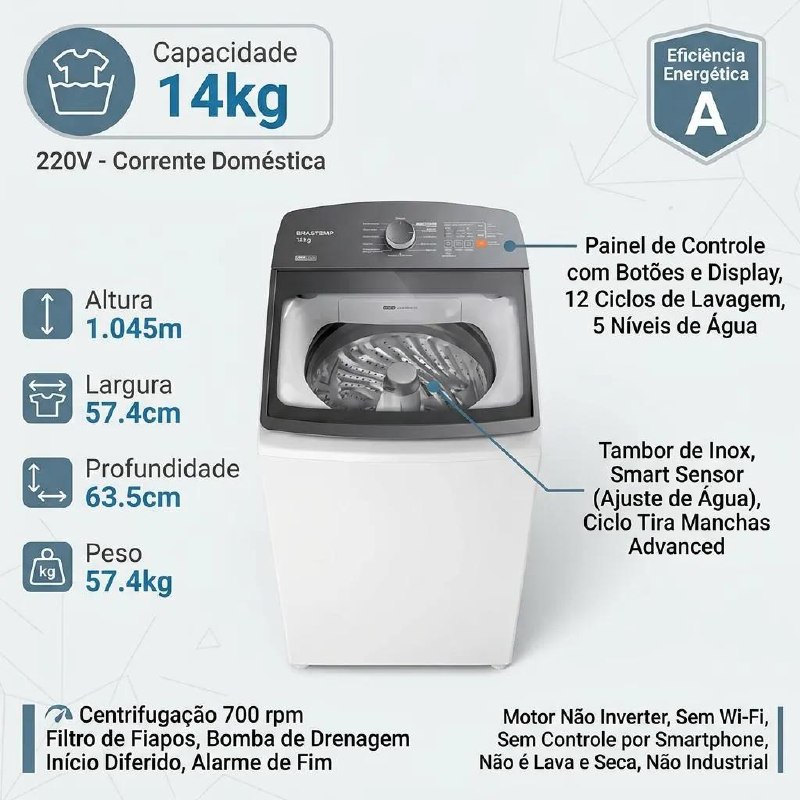 🧺 14 KG PARA DAR CONTA DA ROUPA TODA