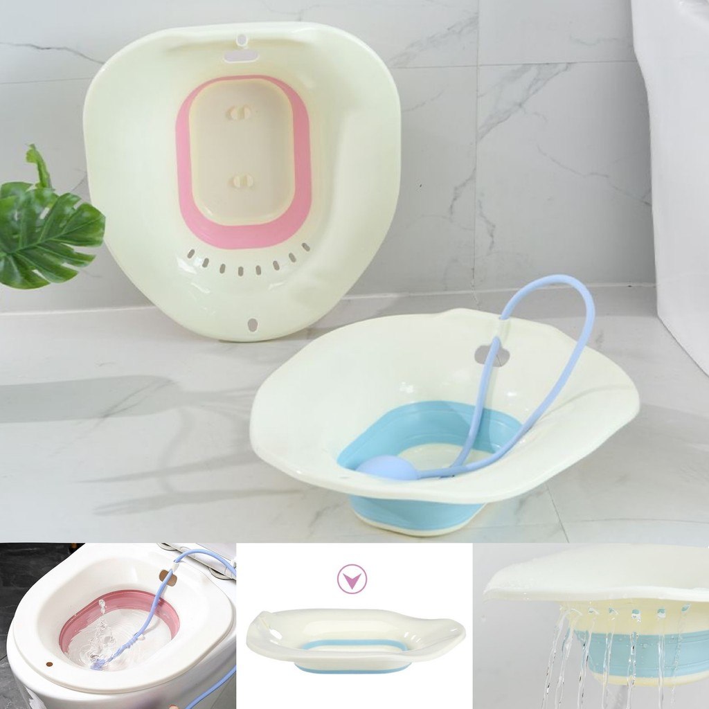 🛍️ Banho de Assento Portátil e Dobrável: Alívio Pós-Parto, Hemorroidas e Cuidados Íntimos