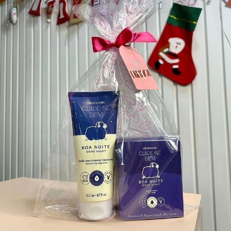 Combo Cuide-se Bem Boa Noite: Loção Corporal 200ml + Sabonete