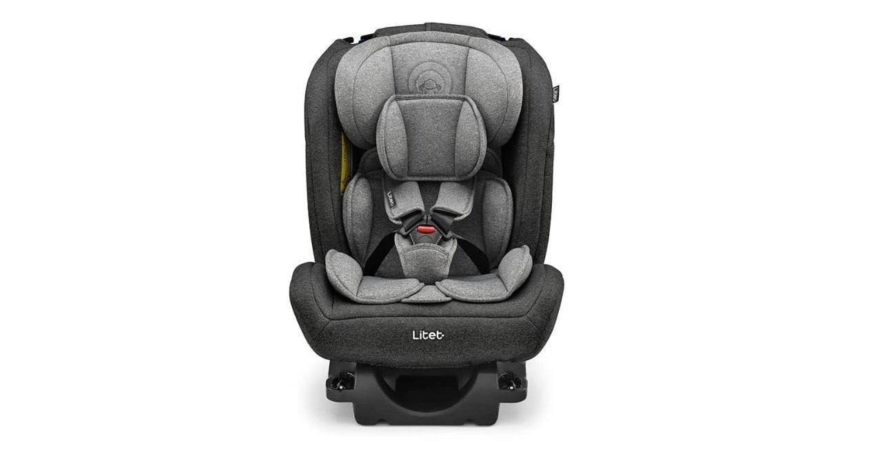 🫧  Cadeira para Auto 0-36Kg Isofix Litet All Stages Fix 2.0 Preta e Cinza - BB452