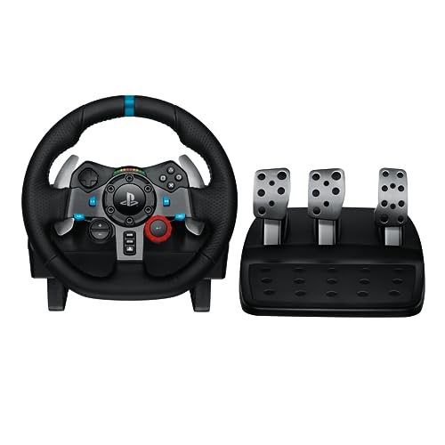 🛍️ Volante e Pedais Logitech G29 Driving Force com Force Feedback para PS5, PS4, PS3 e PC