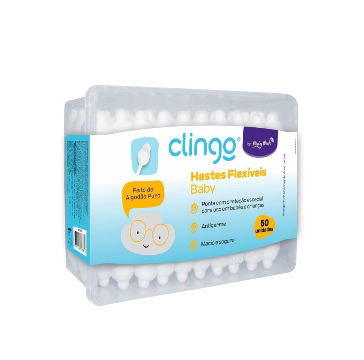 🫧 Baby Bath Hastes Flexíveis Clingo - Branco