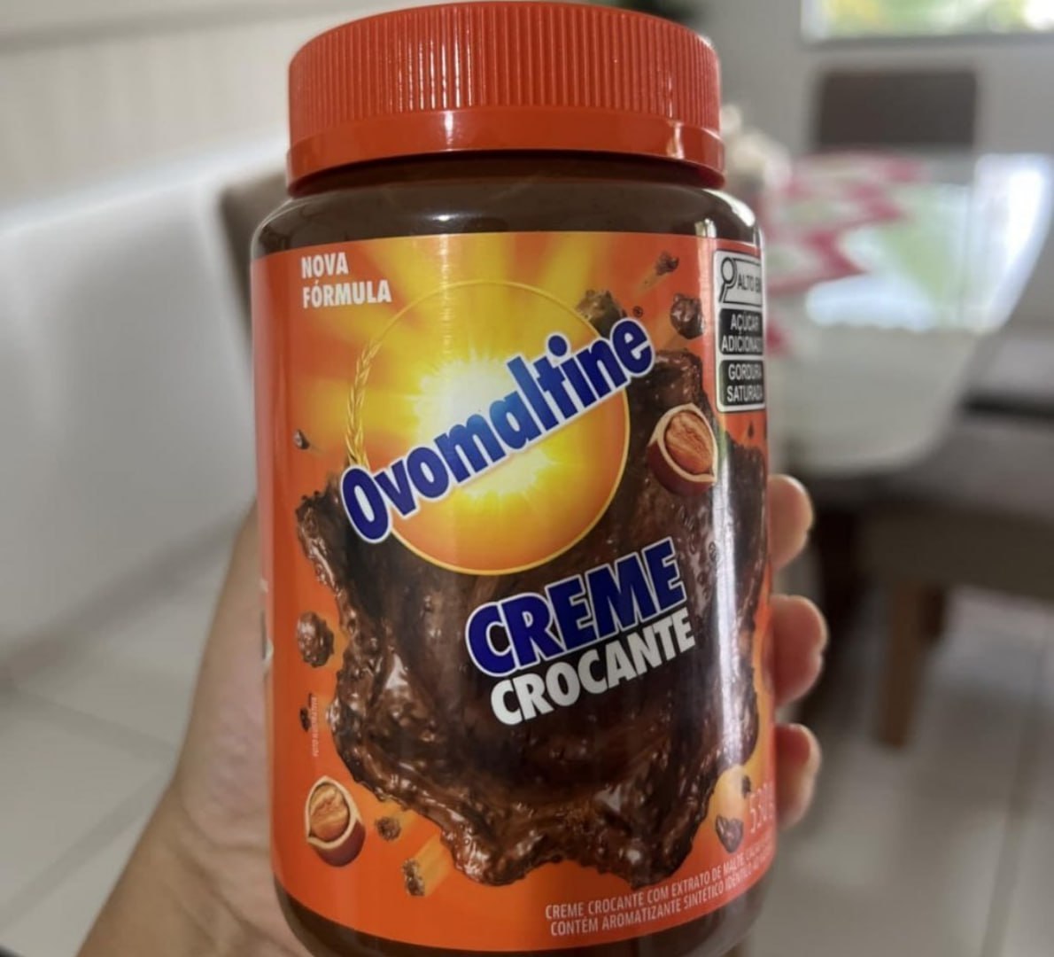 MANO, ESSE CREME CROCANTE É IGUAL AMOR: NUNCA É DEMAIS! 🍫