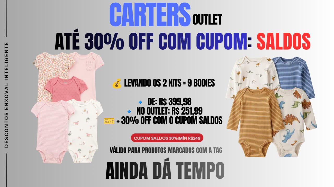 🚨🔥 CARTER’S OUTLET + 30% OFF EXTRA!