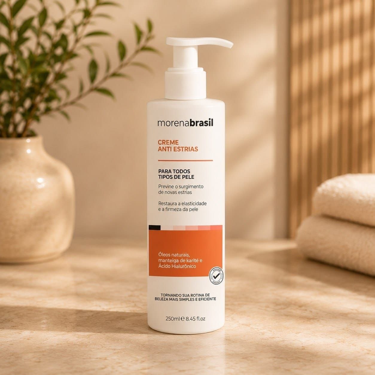 🛍️ Creme AntiEstrias Removedor Estrias 200g Morena Brasil – Ação Poderosa com Colágeno e