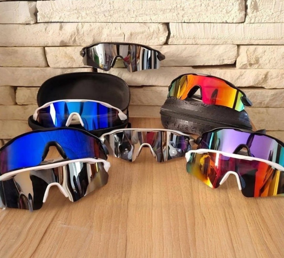 👓 ÓCULOS ESPORTIVO DE SOL ESPELHADO UV400 PRA CE FICAR BOM
